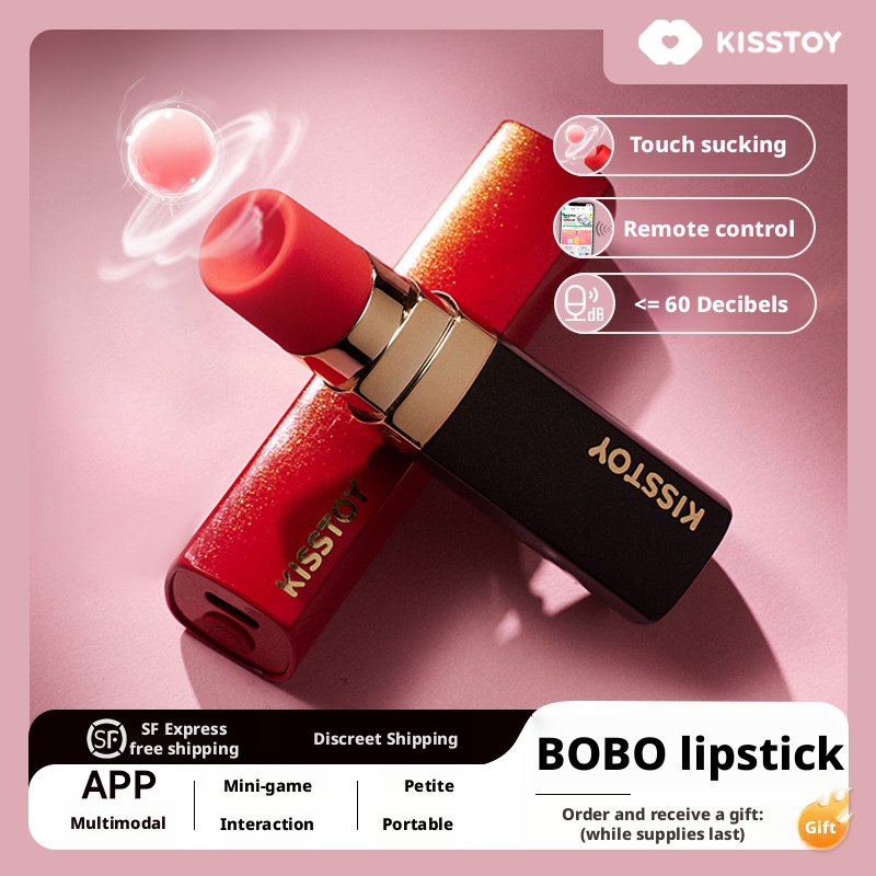 KISSTOY BOBO Lipstick App-Controlled Clitoral Suction Massager